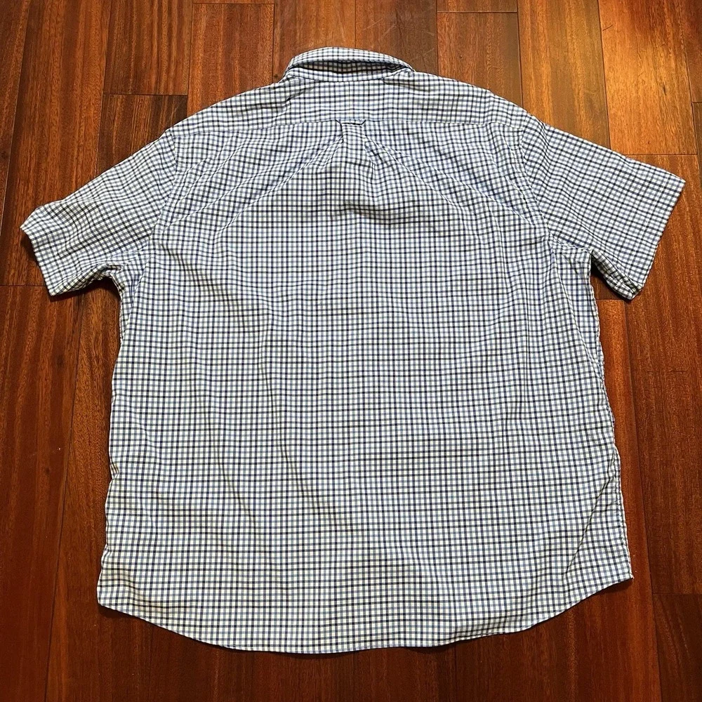 Ralph Lauren Shirt Mens 2XL Plaid RL Untucked Classic Performance Button Down